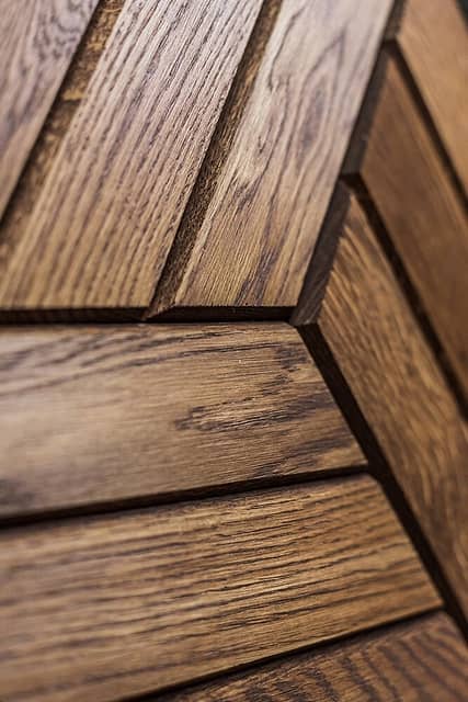 3D мозаика из дерева (дуб), колеровка мокко