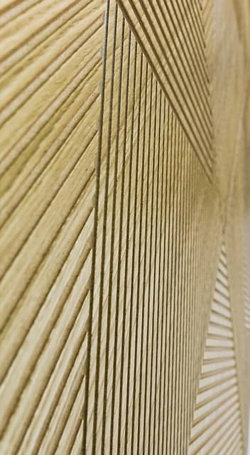 Мозаика из шпона дуба, колеровка натур