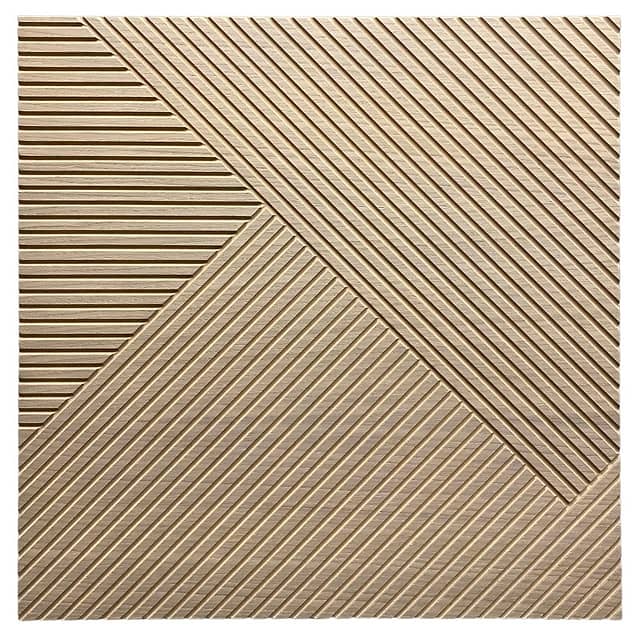 Мозаика из шпона дуба, колеровка серый