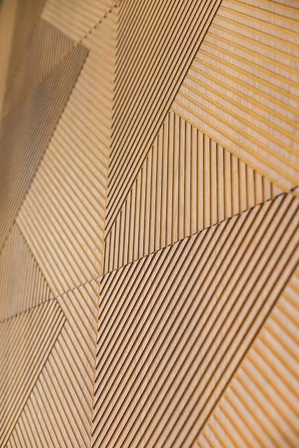 Мозаика из шпона дуба, колеровка серый