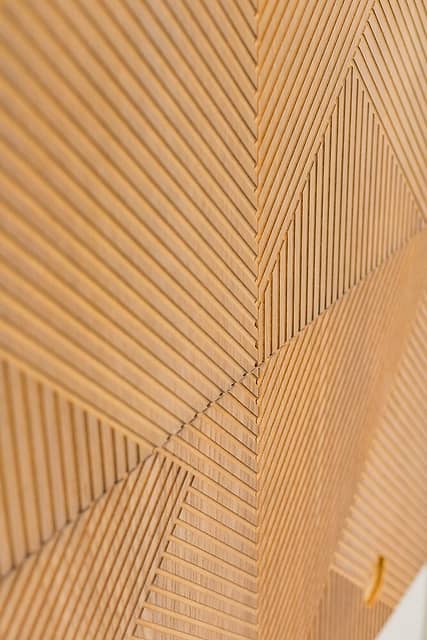 Мозаика из шпона дуба, колеровка серый