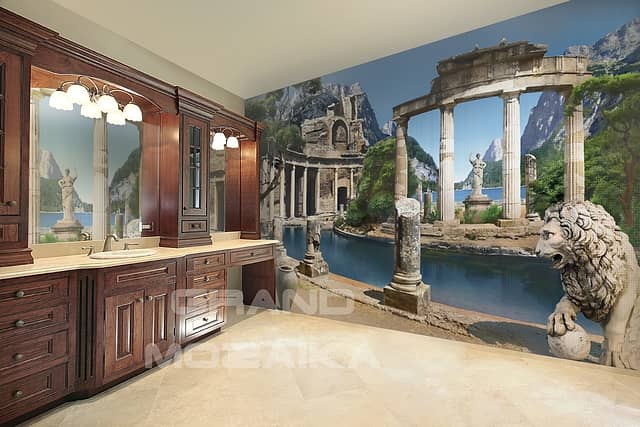 Панно из фотомозаики Античность