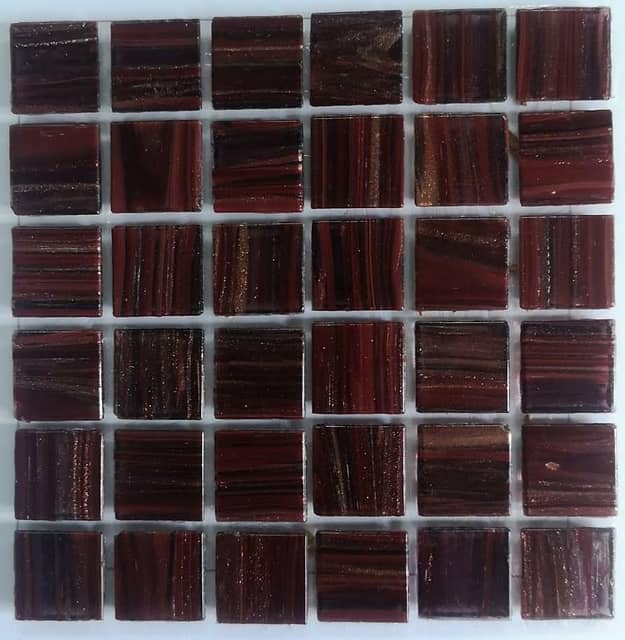 Стеклянная мозаика с авантюрином, серия Gold Link