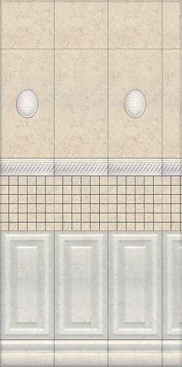 Керамическая мозаика для стен, серия Белгравия