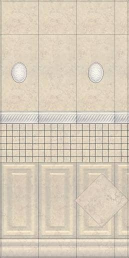 Керамическая мозаика для стен, серия Белгравия