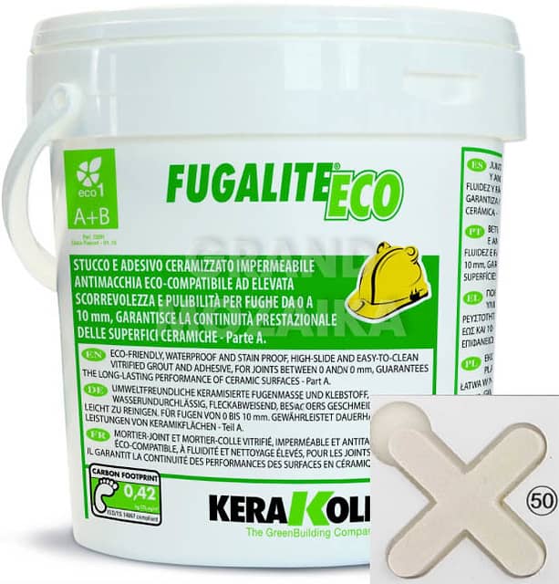 Экологичная эпоксидная затирка Fugalite Eco (50 — Pergamon), 3кг