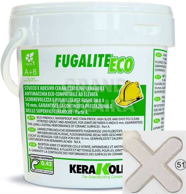 Экологичная эпоксидная затирка Fugalite Eco (51 — Silver), 3кг
