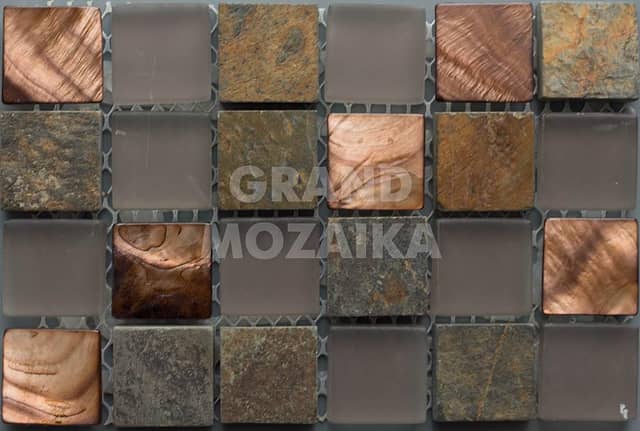 Мозаика из стекла и камня, серия Dao mix