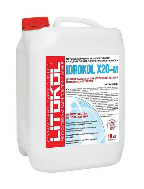 Латексная добавка, IDROKOL X20-м, 10 кг