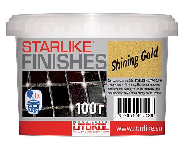 Золотая добавка к STARLIKE NEUTRO, SHINING GOLD 100 г.