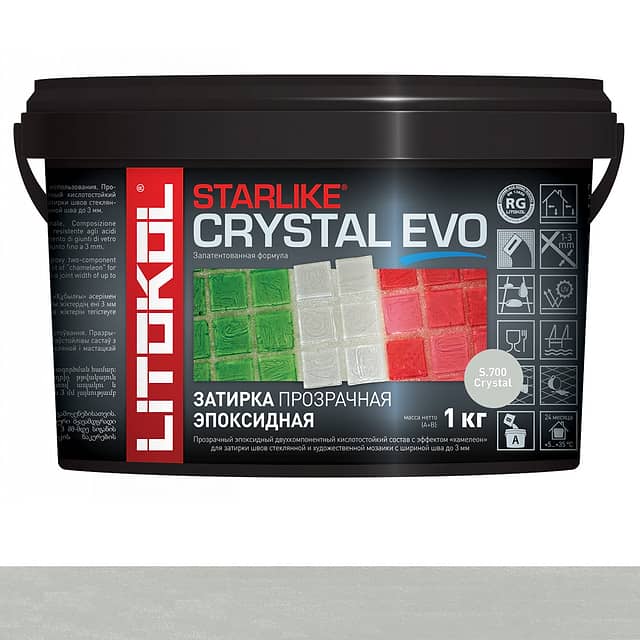 Эпоксидная затирка Starlike EVO S.700 CRYSTAL 1 кг