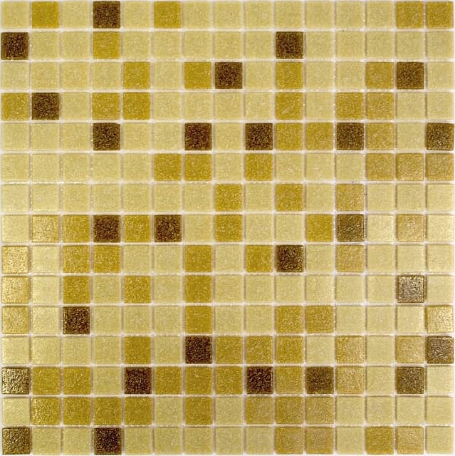 Стеклянная мозаика, серия Mix Rose (на сетке)