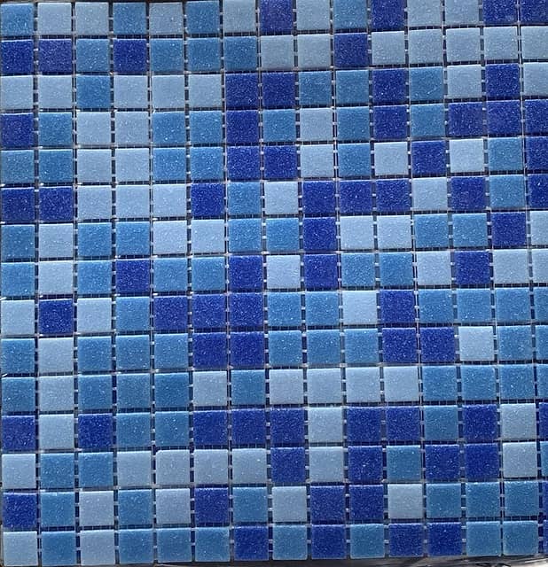 Стеклянная мозаика, серия Mix Rose (на сетке)