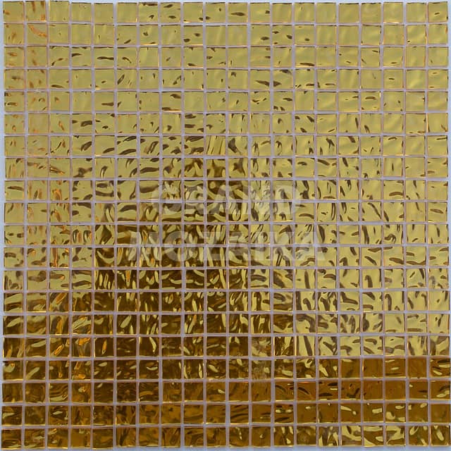 Золотая мозаика GN02G-15 (обрезная), серия Real gold