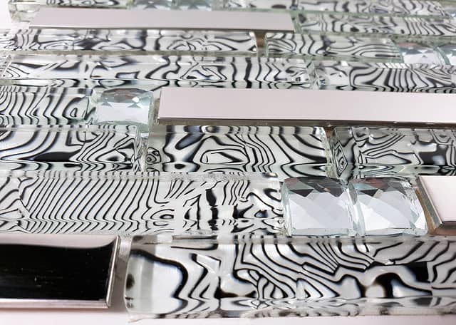 Мозаика из стекла и металла, серия Shimar