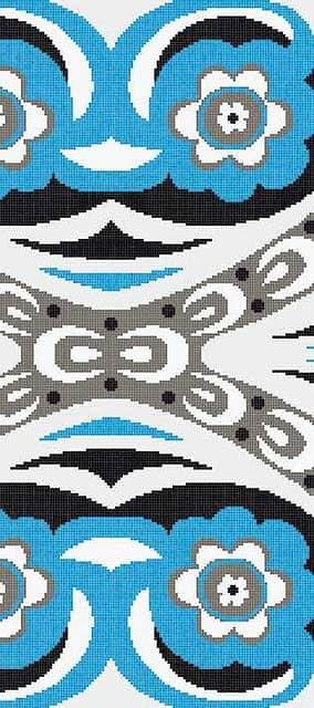 Мозаичное панно (Amelie Blue B), серия Decorations