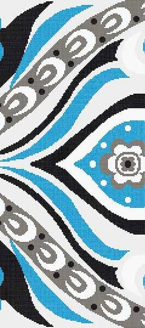 Мозаичное панно (Amelie Blue C), серия Decorations