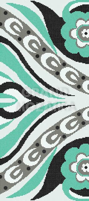 Мозаичное панно (Amelie Green A), серия Decorations