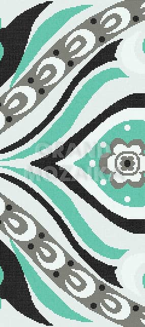 Мозаичное панно (Amelie Green C), серия Decorations