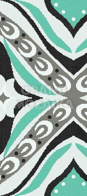 Мозаичное панно (Amelie Green E), серия Decorations