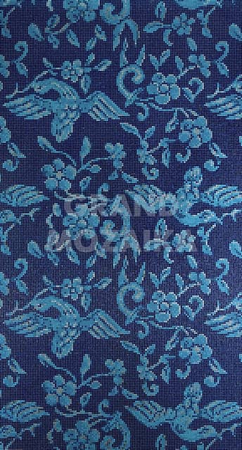 Мозаичное панно (China Birds Blue), серия Decorations