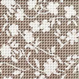 Мозаичное панно (Flower Corner Grey), серия Decorations