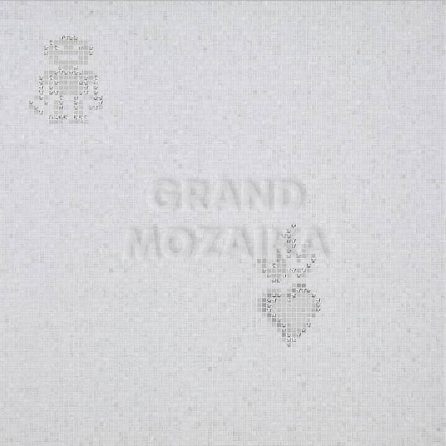 Мозаичное панно (Hearts & Robots White), серия Decorations