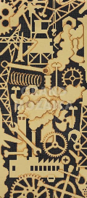Мозаичное панно (Industry Amber A), серия Decorations