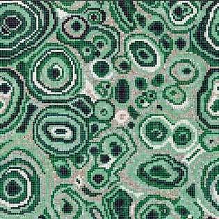 Мозаичное панно (New Malachite Green), серия Decorations