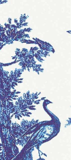 Мозаичное панно (Jardin Bleu A), серия Decorations