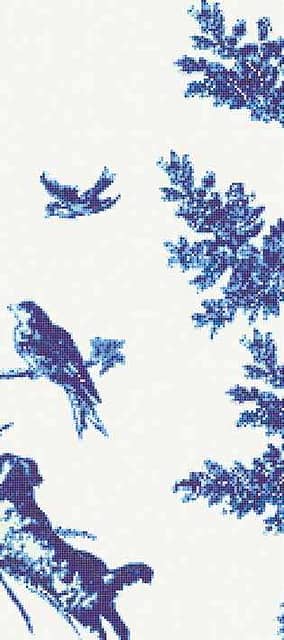 Мозаичное панно (Jardin Bleu E), серия Decorations