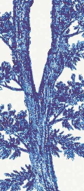 Мозаичное панно (Jardin Bleu F), серия Decorations