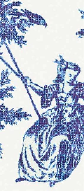 Мозаичное панно (Jardin Bleu G), серия Decorations