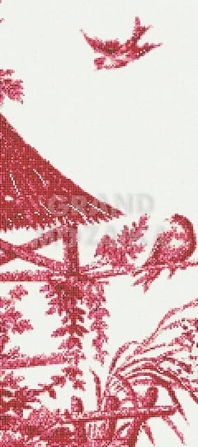 Мозаичное панно (Jardin Rouge D), серия Decorations