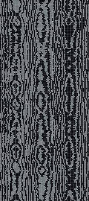 Мозаичное панно (Moire Black A), серия Decorations