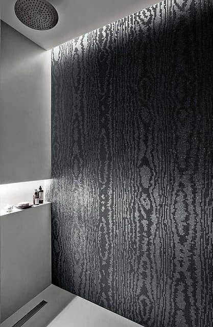 Мозаичное панно (Moire Black B), серия Decorations