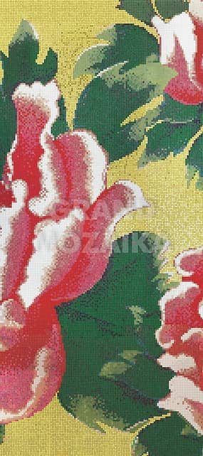 Мозаичное панно (Peonies Oro C), серия Decorations