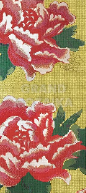 Мозаичное панно (Peonies Oro D), серия Decorations