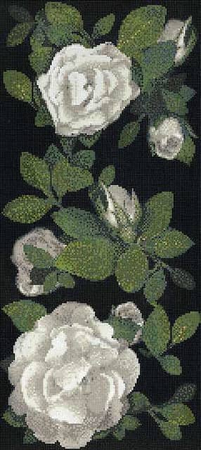 Мозаичное панно (Springrose Grigio A), серия Decorations