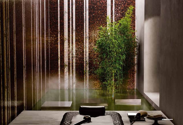 Мозаичное панно (Bamboo Black A), серия Decorations