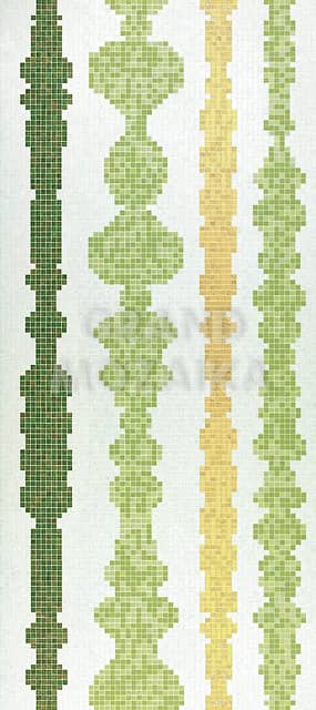 Мозаичное панно (Columns Green B), серия Decorations