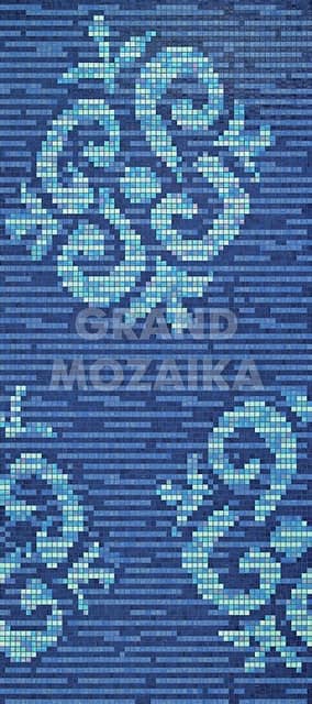 Мозаичное панно (Ginseng Blue), серия Decorations