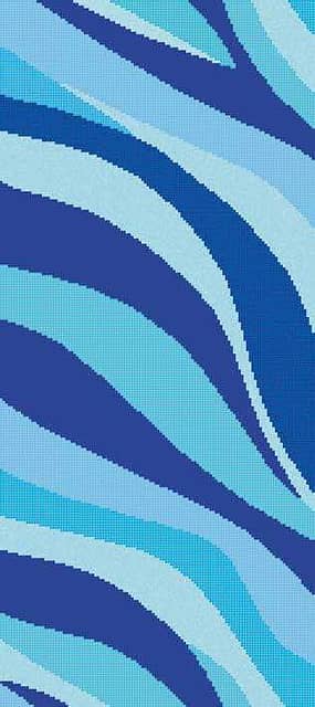 Мозаичное панно (Onde 20 Celeste A), серия Decorations