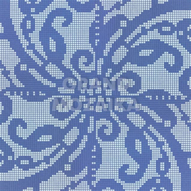 Мозаичное панно (Embroidery Blue), серия Opus Romano Decorations