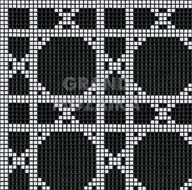 Мозаичное панно (Vienna Nero), серия Opus Romano Decorations