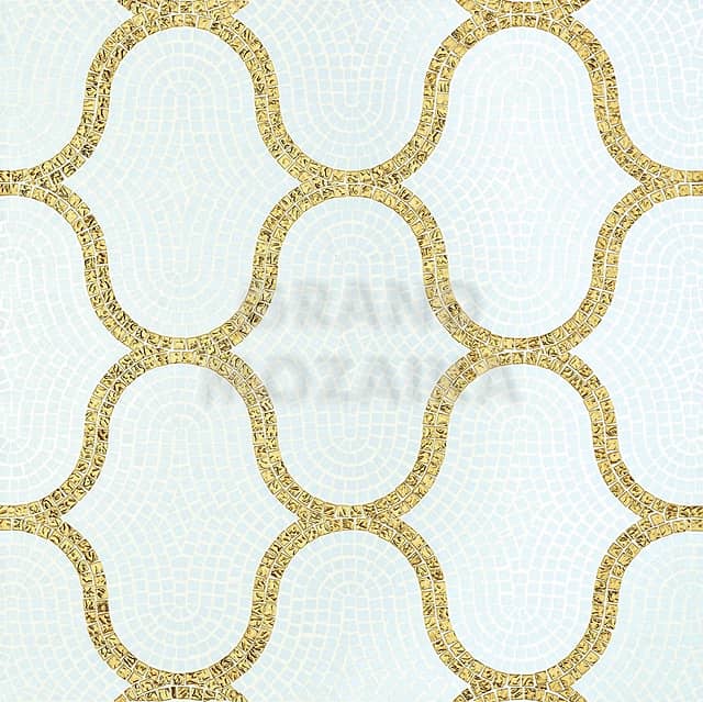 Художественное мозаичное панно (Chic White), серия Decorations