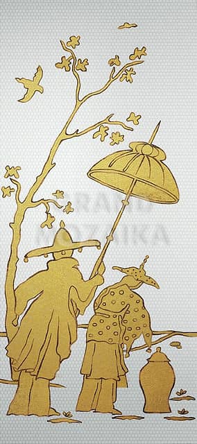 Художественное мозаичное панно (Chinoiserie A), серия Decorations