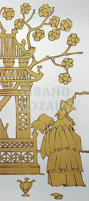 Художественное мозаичное панно (Chinoiserie E), серия Decorations