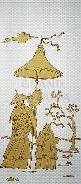 Художественное мозаичное панно (Chinoiserie F), серия Decorations