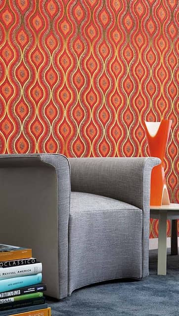 Художественное мозаичное панно (Drops Red), серия Decorations